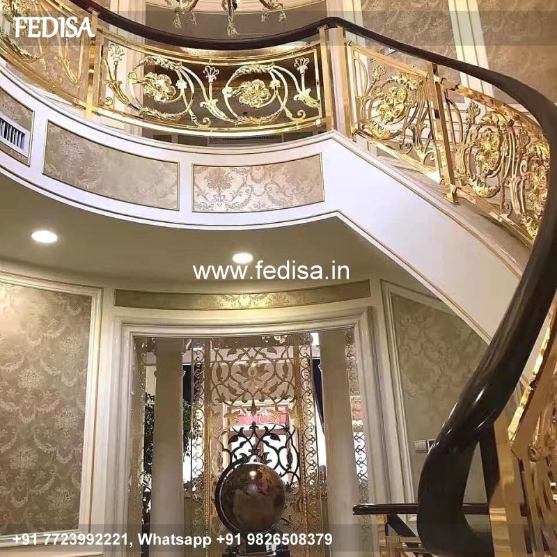 Classic Stairs For Small House Railings Terrace Design Railing Metal Design