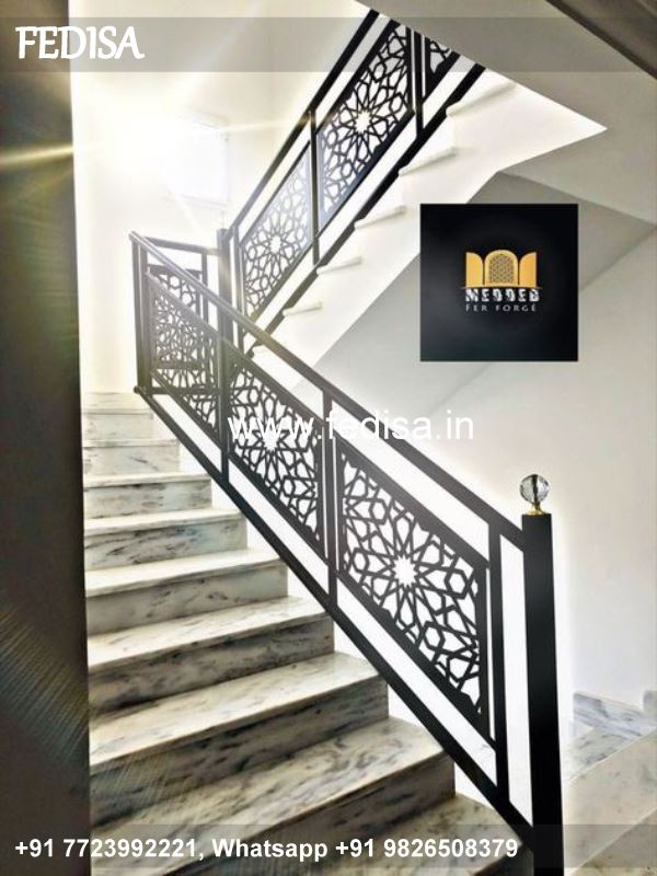 Luxury Simple Wooden Staircase Design Sitout Handrail Design Railing Window Grill Design