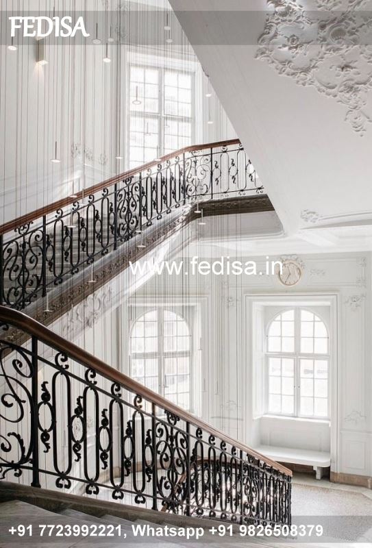 Classic Duplex Stairs Wall Design Balcony Ss Glass Design Railings Balcony Design