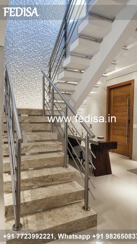 Classic Different Stairs Design Railing Boundary Design Round Bar Window Grill Design