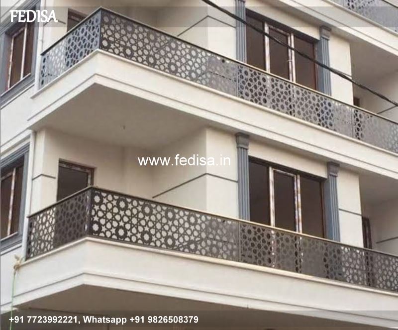 Classic Stair Tread Design Roof Front Railing Design Round Shape Stairs Design