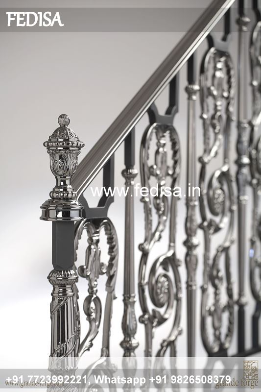 Luxury Staircase Glass Etching Designs Cement Baluster Design Simple Window Grill Design Catalog 2020