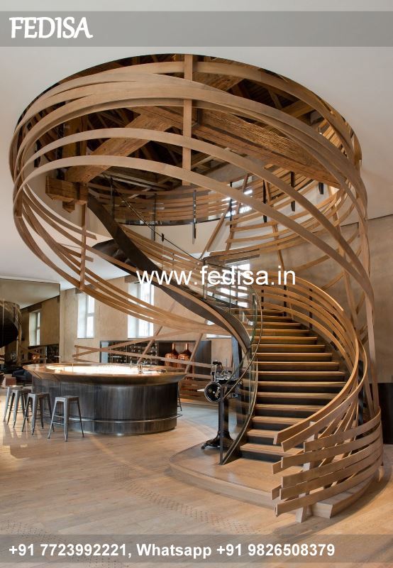 Luxury Iron Staircase For Terrace Balcony Grill Steel Design Single Floor Staircase Design