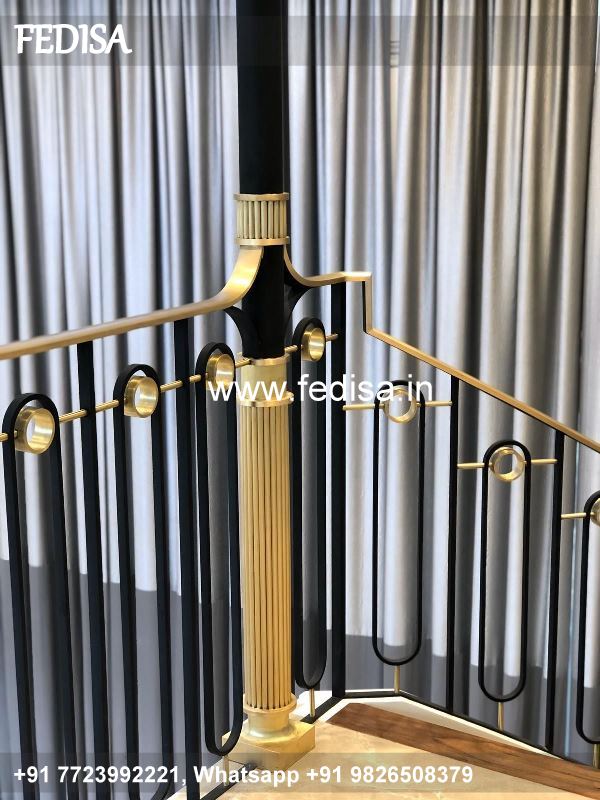 Classic Chain Staircase Design Railing For Roof Terrace Single Stair Home Design