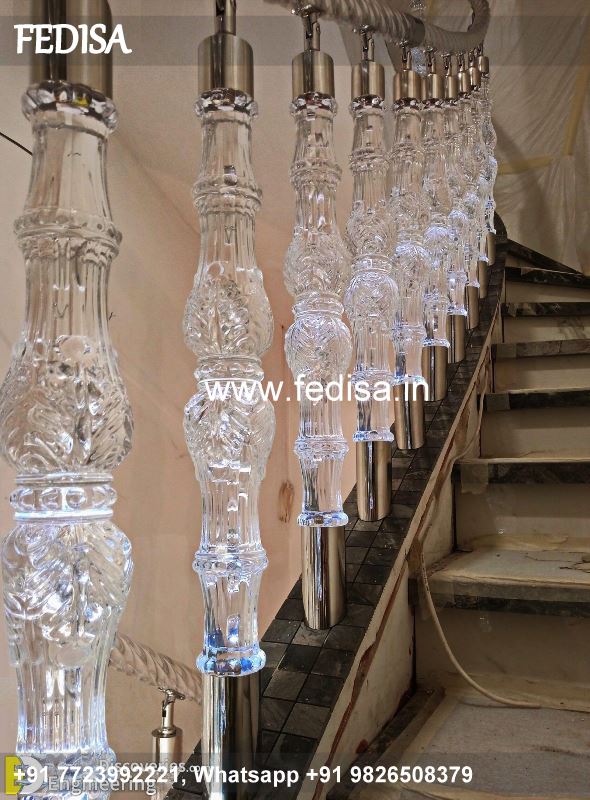 Luxury Contemporary Staircase Design Roof Railing Design In Iron Smart Stairs Design