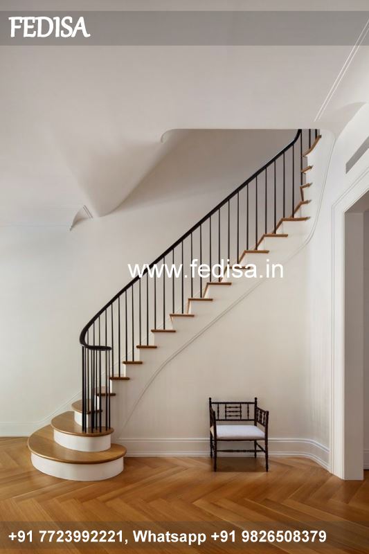 Classic Staircase Color Design Cement Ka Railing Design Ss Railing Pillar Design
