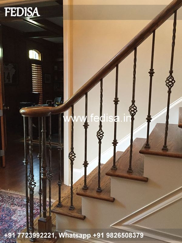 Classic Bungalow Staircase Design Ss Square Pipe Railing Staggered Staircase Design