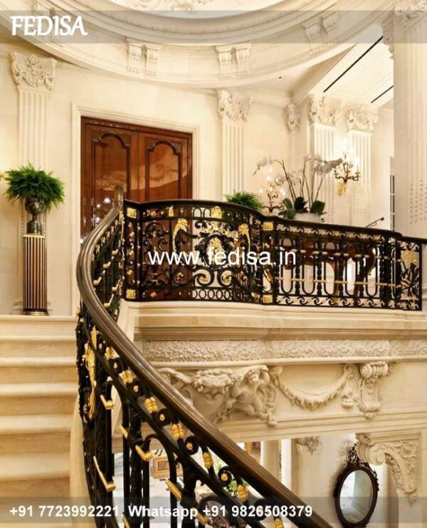 Classic Beautiful Staircases Side Steel Railing Design Stair Railing Design Modern Wood