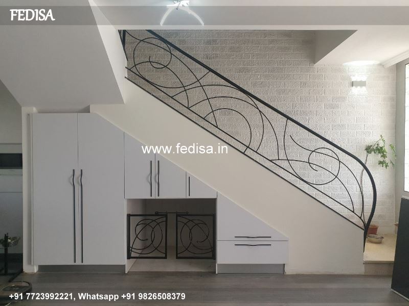 Classic Staircase Side Wall Design Modern Stainless Steel Staircase Railing Stair Stainless Design