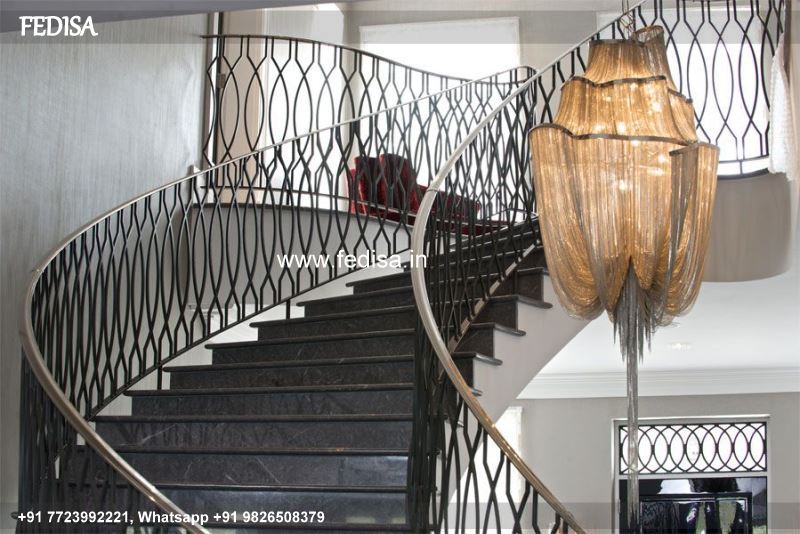 Classic Pop Design For Stairs Roof Half Wall Railing Design Staircase Front Wall Design