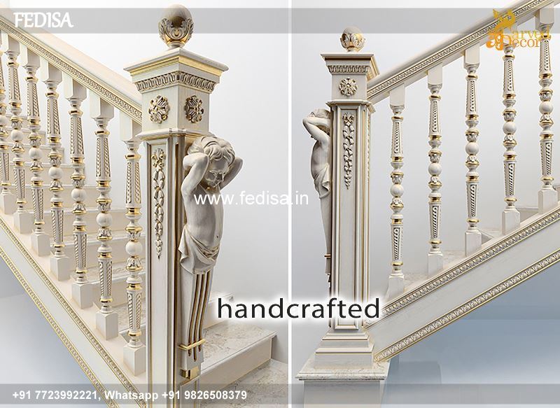 Classic Stair Color Design House Stainless Steel Balcony Railing Design Stairs Design For Second Floor