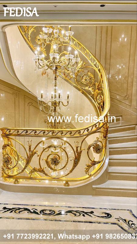 Luxury Modern Black Staircase Railing Design For Outdoor Stairs Stairs In Middle Of Room Interior Design
