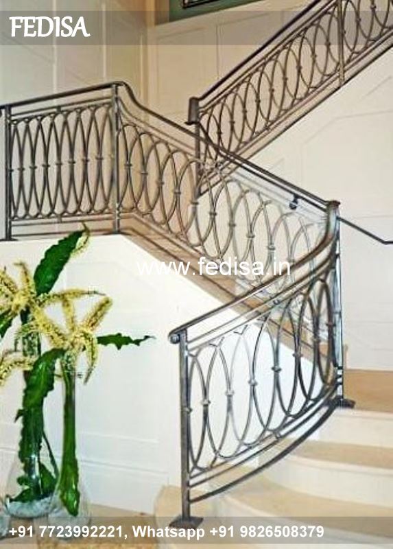 Luxury Exterior Concrete Stairs Design Balcony_ Iron Railing Design Modern 2020 Stairs Ke Design