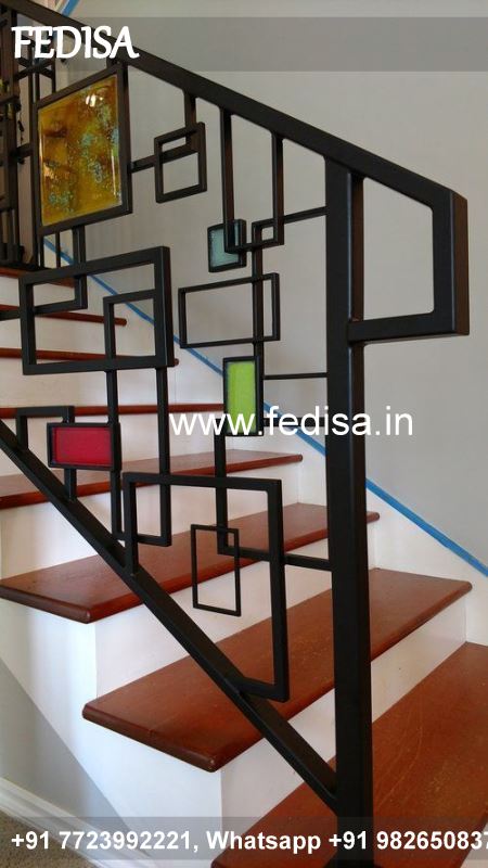 Luxury Simple Stairs Design For Small House It Ka Railing Design Steel Grill Stairs Design With Glass