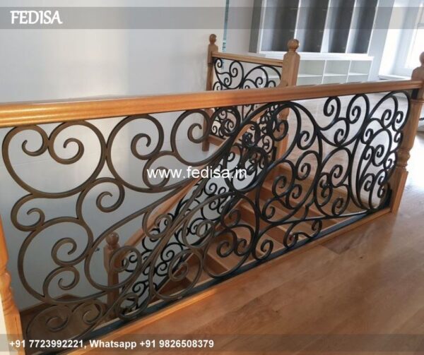 Luxury Stair Grill Design Steel Railing Chhat Ki Steel Khidki Grill