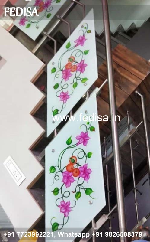 Classic Open Stairs Design Terrace Wall Railing Design Steel Railing Design Latest