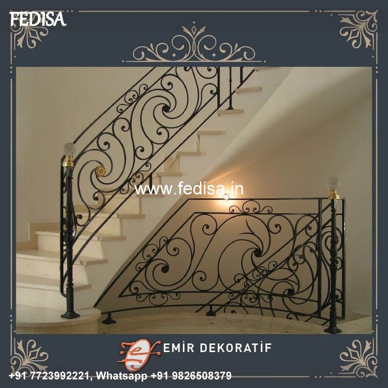 Classic New Staircase Design Roof Railing Pillar Design Steel Stairs Design Price