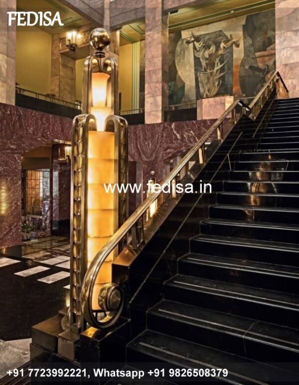 Luxury Ladder Design For Small House Balcony Railing Simple Design Steps Steel Grill Design