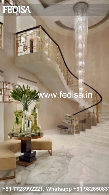 Luxury Compact Staircase Design Round Railing Ka Design Triangle Window Grill Design