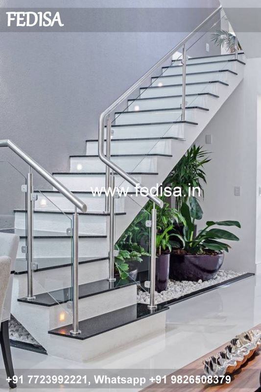 Luxury Outside Staircase Design For Small Spaces Balcony Grill Railing Design Tubular Steel Terrace Design