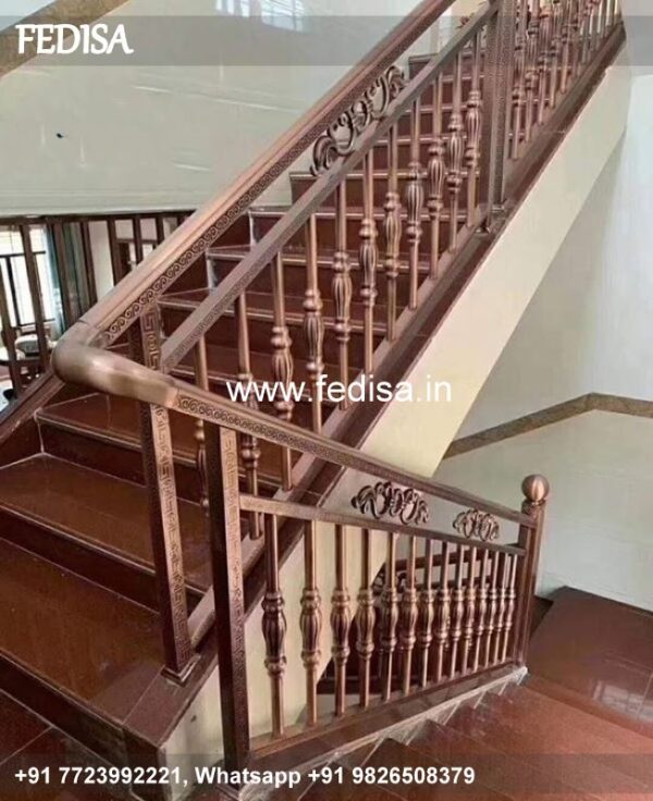 Luxury Steel Stairs Design Indoor Home Staircase Railing Design Villa Stairs Design