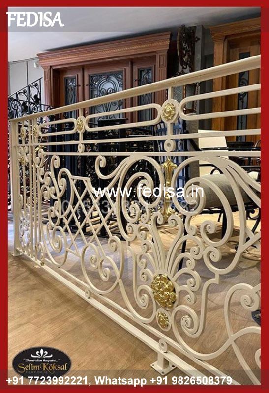 Luxury Steel Railing Stairs Design Balcony Full Grill Design Window Design Of Iron