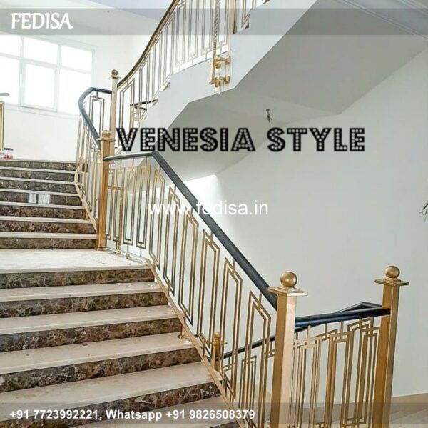 Luxury Duplex Stair Design Modern Terrace Grills Design Window Grill Design Stainless Steel