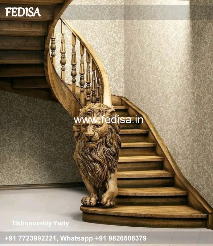 Classic Grand Staircase Design Gate Design Grill Wooden Hand Railing Design