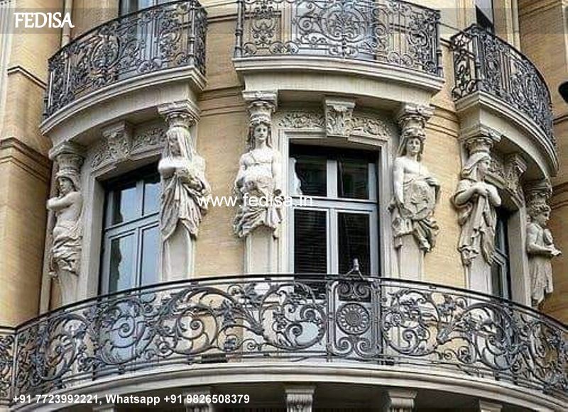 Luxury Iron Staircase For Terrace Aluminum Window Grill Design Wooden Window With Grill Design