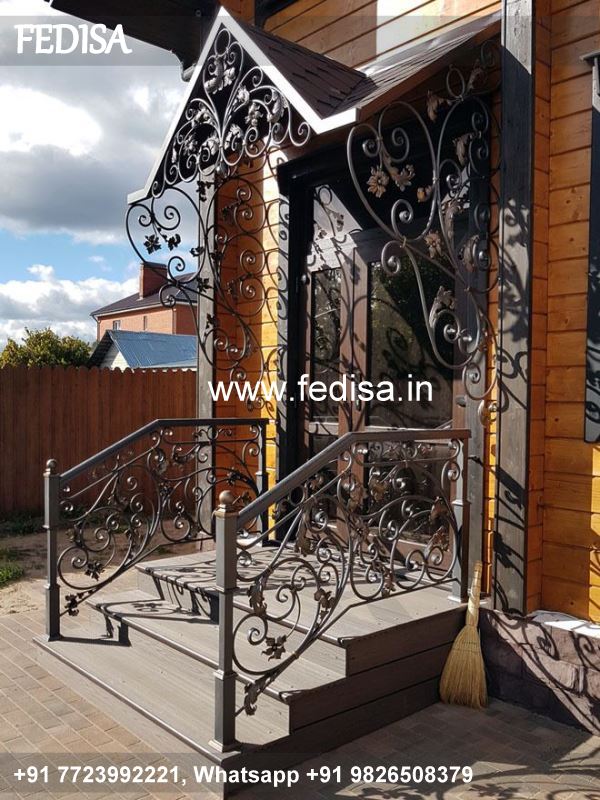 Luxury Kitchen Under Stairs Design Steel Grill Gate Z Stairs Design