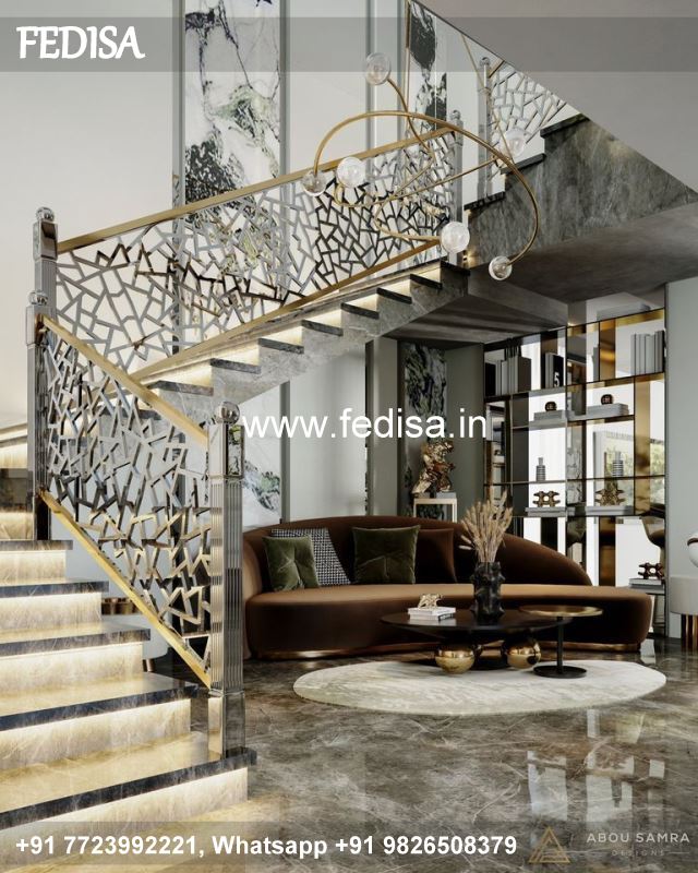 Classic Side Stairs Design Grill Design Modern 3 Step Stairs Design