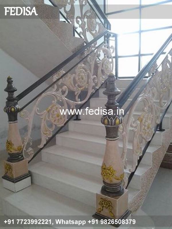 Luxury Outdoor Stairs Tiles Design Front Door Grill Gate 3d Stairs Design