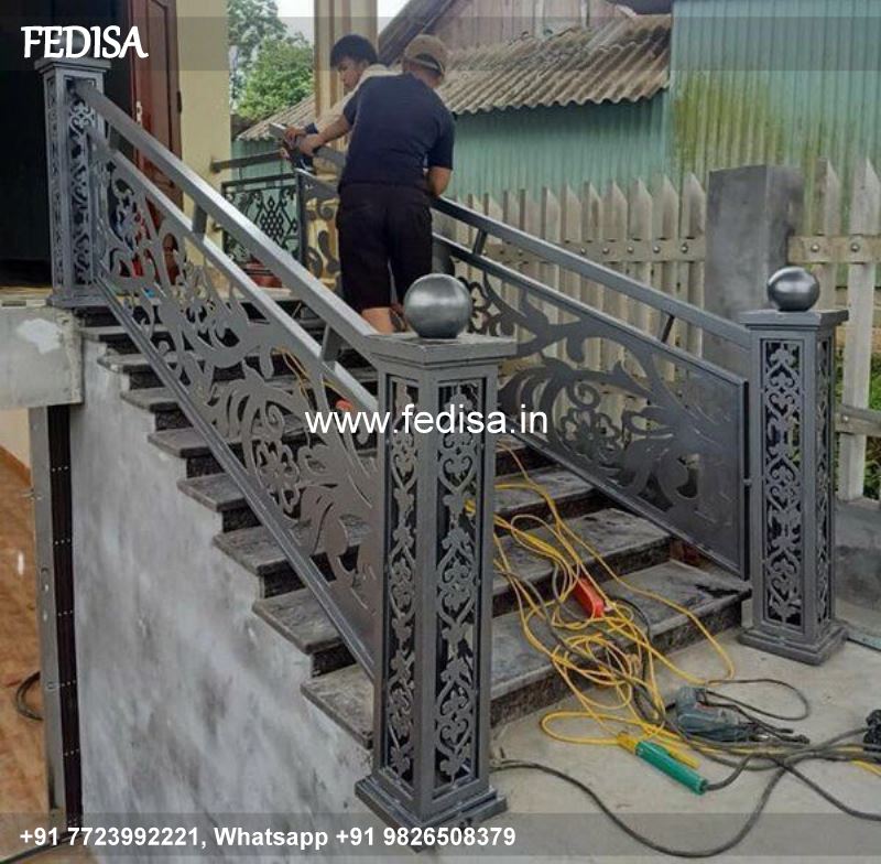 Classic Stainless Steel Stair Railing Design Grill Wall Design Balcony Grill Design Iron