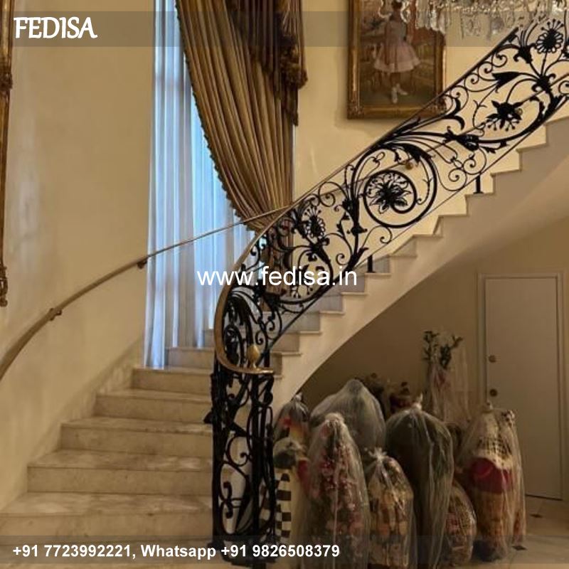 Classic Stair Style Design Steel Safety Door Jali Design Best Stairs Design