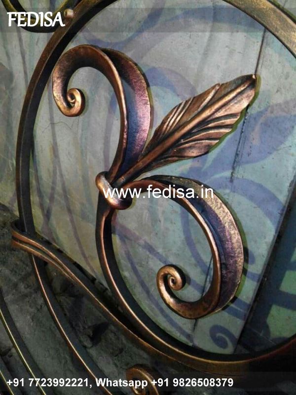 Luxury Steel Sidhi Design Wrought Iron Grill Design Box Janala Grill Design