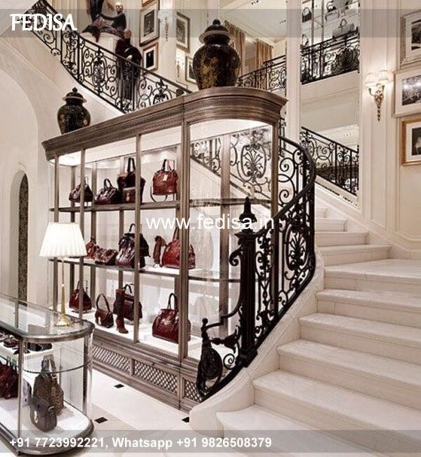 Luxury Outside Stairs Design For House Boundary Wall Steel Grill Design Chhat Railing Design Steel
