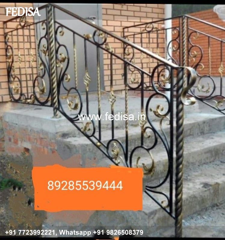 Classic Simple Stairs Design Ms Grill For Balcony Duplex House Staircase