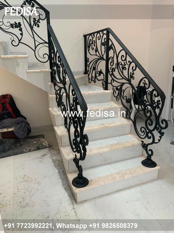 Classic Stairs For Small Spaces Window Metal Grill Design Duplex House Stairs Design For Indian Houses