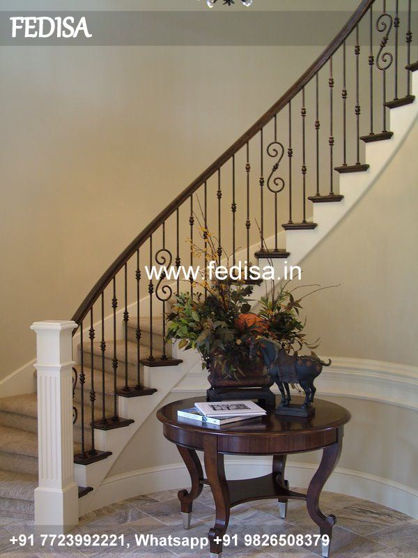 Luxury Stairs Marble Design Door Steel Grill Design Duplex House Steps