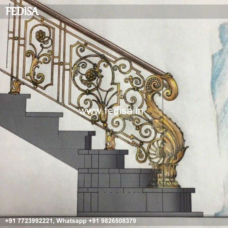 Classic Modern Stairs Design For Home General Grill Design Front Steel Grill Design