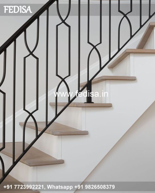 Classic Staircase Landing Design Double Door Grill Gate Design Get Grill Design
