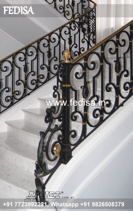 Classic Simple Stair Railing Design Main Door Wooden Grill Design Grills And Gates