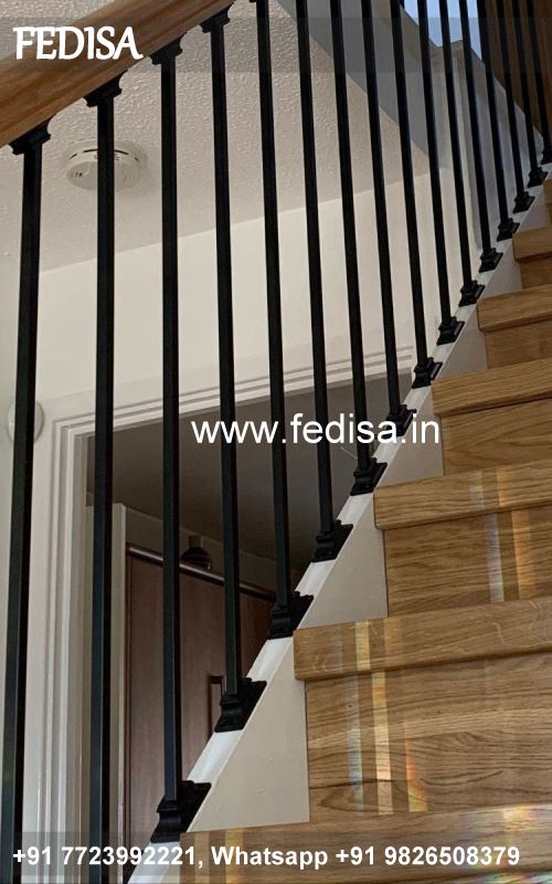 Classic Fabrication Staircase Design Balcony Railing Grill Design Home Katheda Design