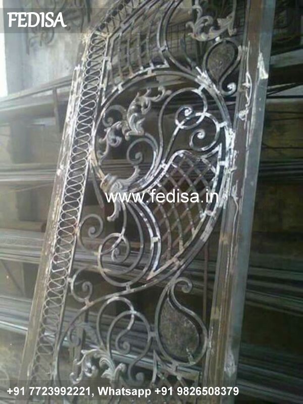 Classic Stair Grill Design In Wooden Stainless Steel Grill Window Iron Khidki Design