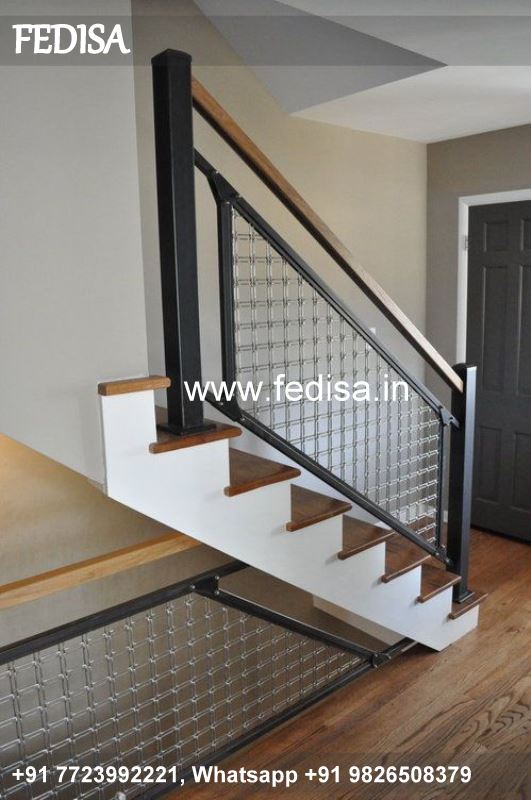Classic Stair Railing Design Iron Iron Ventilation Design Lohe Ke Pipe Ki Railing Design