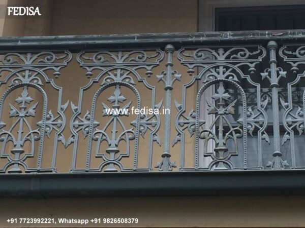 Classic Duplex House Steps Design Half Grill Design For Balcony Main Door Ventilation Grill Design