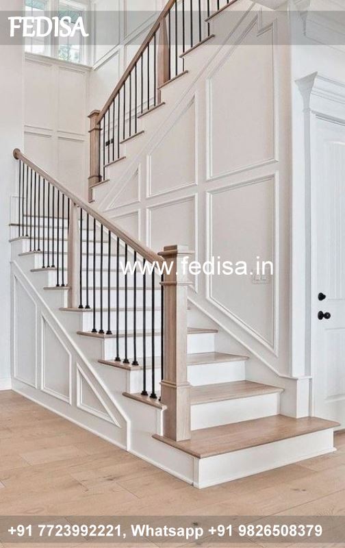 Luxury Iron Staircase For Entrance Terrace Grill Door Design Marble Railing Design