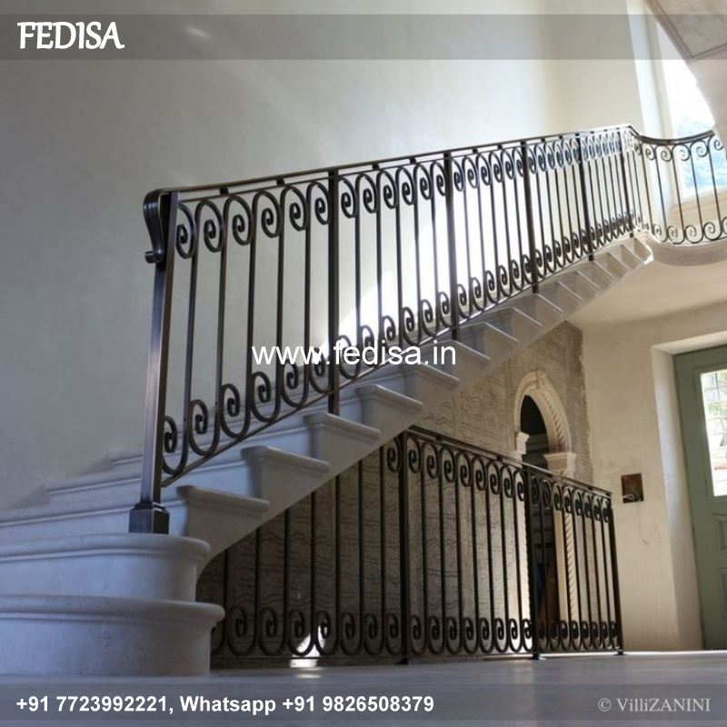 Classic Modern Metal Stair Railing Simple Grill Gate Design For Main Door Modern Style Stair Railing Design Modern
