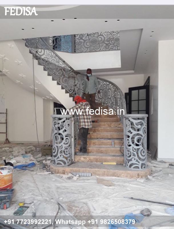 Luxury Double Stairs Design Flower Grill Design For Windows Modern Window Grill