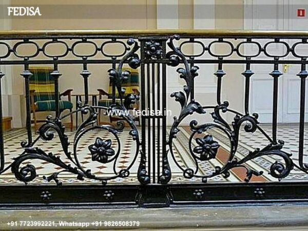 Luxury Two Stair House Design Color Of Grill Gate Pipe Railing